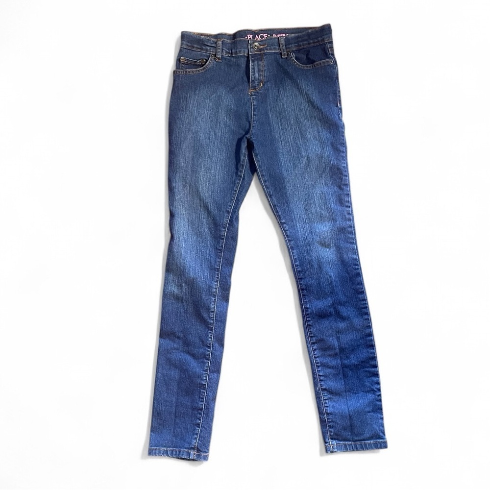 Place Women's Blue Skinny Jeans